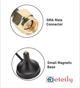 5G 9dBi Magnetic Antenna with RG174 Cable (L-3Mtr) + Sma (m) ST. Connector