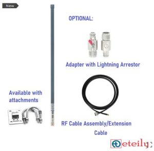 865GHz 25dBi Fiberglass Antenna with N Male Connector