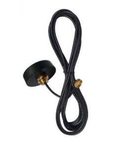 3G Screwable Puck Antenna with RG174 Cable (L-3MTR) + SMA (M) St. Connector 46mm