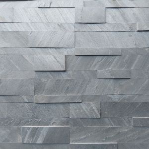 Good Quality Ocean Black Flexible Slate Veneer Sheet Peel and Stick 3D Ledger Stone Panels Wall Clad