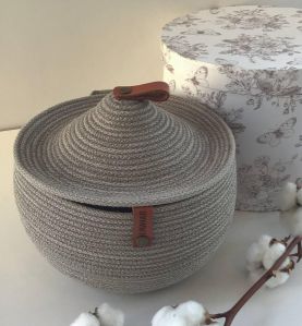 Cotton Rope Hamper Basket