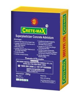 Crete Max 25 Kg Bag Superplasticizer Concrete