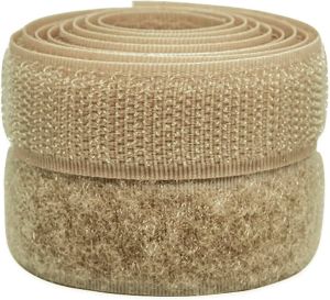 beige color hook velcro tape