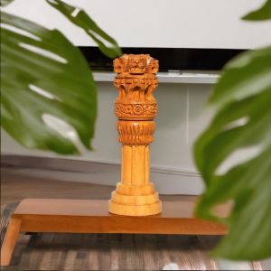 Santarms Wooden Ashoka Pillar