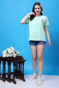 SHORT T SHIRT IN SINGLE COLOUR