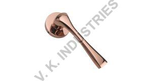 Mortise Brass Rose Handle