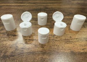 Plastic White Flip Top Cap