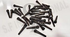 Black Buffalo Horn Slotted Bridge Pins