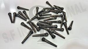 Black Buffalo Horn Slotted Bridge Pins
