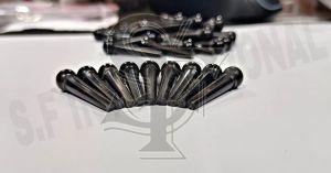 Black Buffalo Horn Slotted Bridge Pins