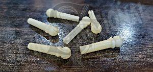 Unbleached Guitar Bone Creamer Bone Bridge Pins