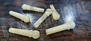 Unbleached Guitar Bone Creamer Bone Bridge Pins