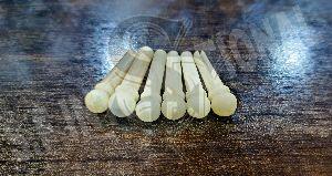 Unbleached Guitar Bone Creamer Bone Bridge Pins
