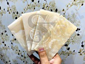 Cream Pearl Shade Resin Knife Handle Scales