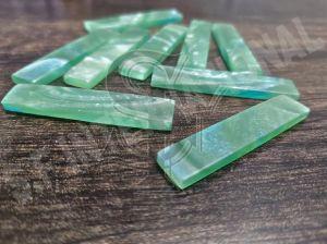 Epoxy Resin Light Green White mix Guitar Nut Blanks