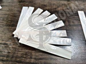 White Mother Of Pearl Guitar Saddle Blanks