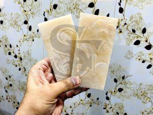 Cream Pearl Shade Resin Knife Handle Scales