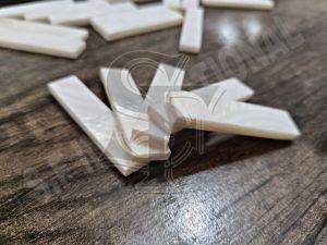 White Mother of Peral Guitar Nut Blanks