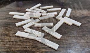 White Mother of Peral Guitar Nut Blanks