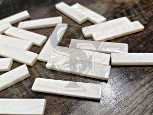 White Mother of Peral Guitar Nut Blanks