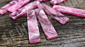 Epoxy Resin Pink Black Mix Guitar Nut blanks
