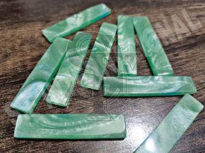 Epoxy Resin Light Green White mix Guitar Nut Blanks