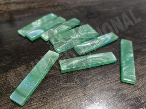 Epoxy Resin Light Green White mix Guitar Nut Blanks