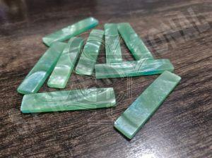 Epoxy Resin Light Green White mix Guitar Nut Blanks