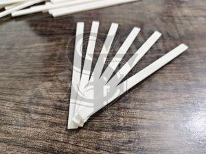 White Bleached Guitar Bone Shim Stripes