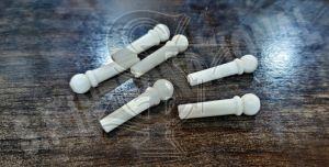 White Bleached Guitar Bone Bridge Pins