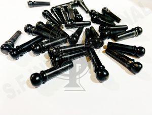 Black Buffalo Horn  Polished Bridge Pins