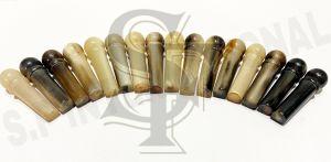 Buffalo Horn Natural Color Full Bridge Pins