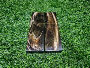 Dyed Buffalo Horn Honey Golden Strips Scales