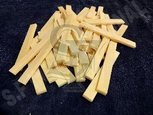 Unbleached Guitar Bone Saddle Blanks