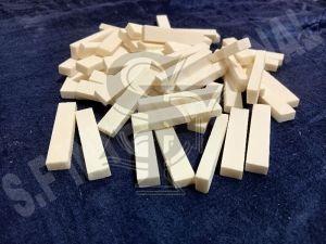 White Bleached Guitar Bone Nut Blanks