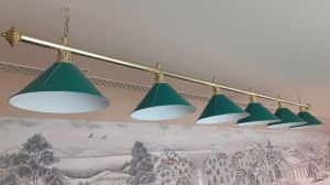 Billiard Snooker lamp shade set 1set of 6 pieces