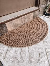 Handmade Crochet Door Mat