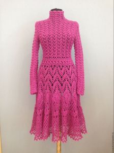 Ladies Handmade Crochet One Piece Dress