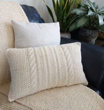 Handmade Crochet Pillow Cover