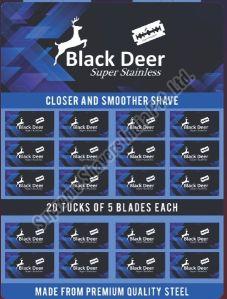 Black Deer Stainless Steel Razor Blades