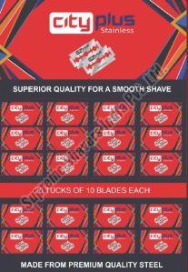 City Plus Stainless Steel Razor Blades