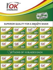 OK Stainless Steel Razor Blades