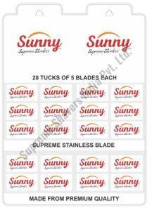 Sunny Stainless Steel Razor Blades