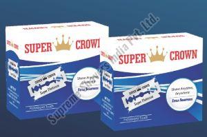 Super Crown Stainless Steel Razor Blades