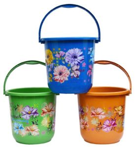 17ltr Printed Plastic Bucket