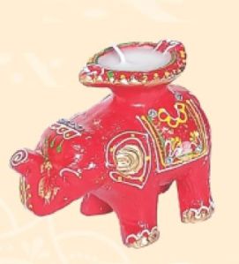 Elephant Shape Wax Diya