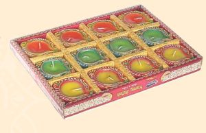 12 Pcs Decorative Wax Diya