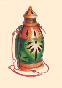 Decorative Terracotta Lantern