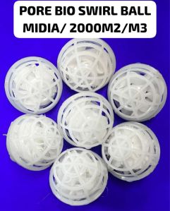 Pore Structure Bio Swirl Ball Media