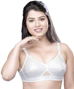 25mm White Non Padded Bra